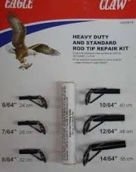 EAGLE CLAW HEAVY DUTY AND STANDARD ROD TIP REPAIR KIT