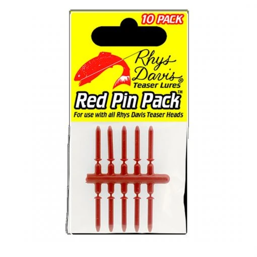 Terminal Tackle Rhys Davis Red Pin Pack 10 Pk