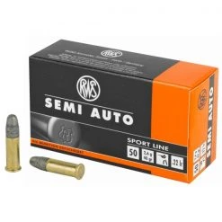 Rifle Ammo RWS SEMI AUTO .22 LR 40 GR SOLID RD NOSE 50 RDS