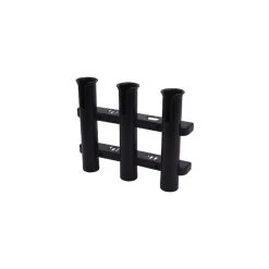 High Falls Outfitters Dog Tracking & Accessories Sea Dog 325039-1 THREE POLE ROD STRG RACK BLK