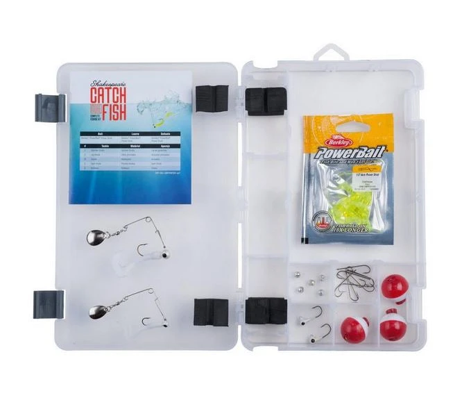 SHAKESPEARE CATCH MORE FISH YOUTH FISHING KIT Combos 5 SHAKESPEARE CATCH MORE FISH YOUTH FISHING KIT Combos