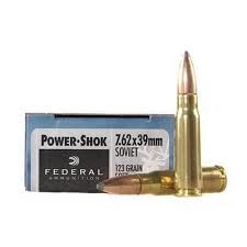 FEDERAL AMMUNITION FEDERAL 7.62X39 SOVIET 123 GR Rifle Ammo