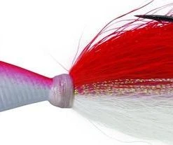 SPRO BUCKTAIL JIG 1/2OZ RED WHITE Jigs