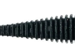 Set The Hook - Flat Sided Shad - Black 2400 4.5" Soft Baits