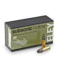 ELEY SUBSONIC HOLLOW .22 LR 38 GR 50 RDS