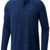 COLUMBIA - OMNI SHADE TRAIL SHAKER III LONG SLEEVE HENLEY BUTTON UP