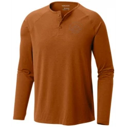 COLUMBIA - TRAIL SHAKER III LONG SLEEVE HENLEY BUTTON - BROWN
