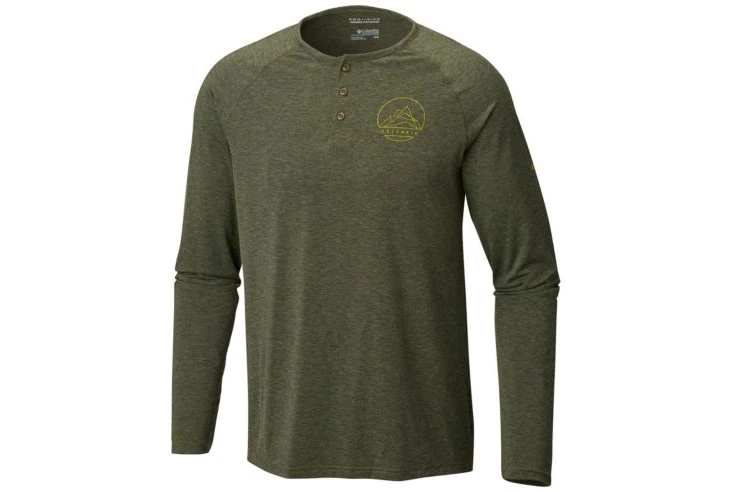 COLUMBIA - TRAIL SHAKER III LONG SLEEVE HENLEY BUTTON COLUMBIA - TRAIL SHAKER III LONG SLEEVE HENLEY BUTTON