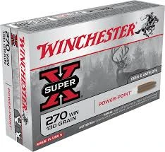 Rifle Ammo WINCHESTER POWER POINT 270 130 GRAIN