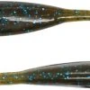 XZONE X-Zone Hot Shot Minnow 3.25 Inch Drop Shot 8 Pack Green Pumpkin Blue Soft Baits
