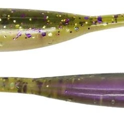 XZONE Soft Baits X-Zone Hot Shot Minnow 3.25 Inch Drop Shot 8 Pack Bass Candy
