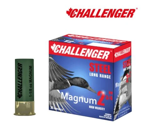 Shotgun Ammo CHALLENGER MAGNUM 2'3/4 #2 SHOT STEEL 3 Shotgun Ammo CHALLENGER MAGNUM 2'3/4 #2 SHOT STEEL