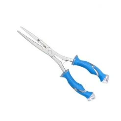Cuda 10.25" Titanium Bonded Stainless Steel Freshwater Long Needle Nose Pliers - Integrated Crimper
