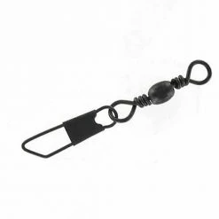 Terminal Tackle Danielson Swivel With Safety Snap Gross Black Size 12 12 Pk