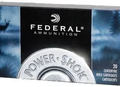 FEDERAL AMMUNITION Rifle Ammo FEDERAL POWER SHOK RIFLE AMMUNITION