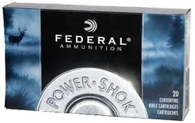 FEDERAL AMMUNITION Rifle Ammo FEDERAL POWER SHOK RIFLE AMMUNITION FEDERAL AMMUNITION Rifle Ammo FEDERAL POWER SHOK RIFLE AMMUNITION