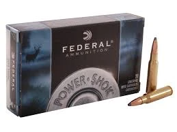 FEDERAL AMMUNITION Rifle Ammo FEDERAL POWER SHOK RIFLE AMMUNITION FEDERAL AMMUNITION Rifle Ammo FEDERAL POWER SHOK RIFLE AMMUNITION