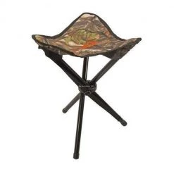 Hq Outfitters 3 Legged Folding Stool Camo Black
