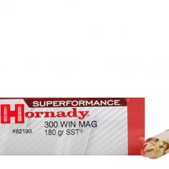 Rifle Ammo HORNADY SUPERFORMANCE 300 WIN MAG 180GR