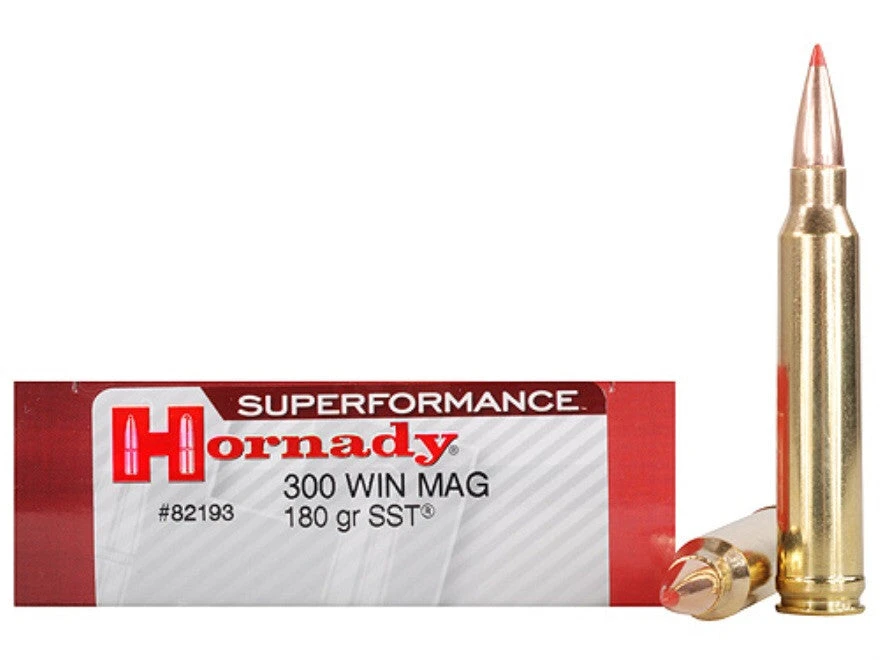 Rifle Ammo HORNADY SUPERFORMANCE 300 WIN MAG 180GR 3 Rifle Ammo HORNADY SUPERFORMANCE 300 WIN MAG 180GR