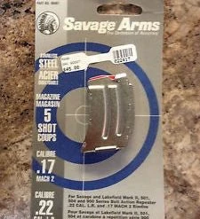 SAVAGE FIREARMS SAVAGE - MARK II STAINLESS 5 SHOT MAGAZINE