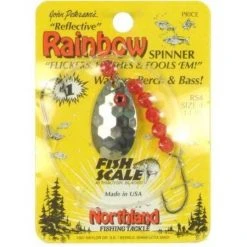 Northland Walleye Indiana Crawler Hauler 1 Card 40 Snell 5 Blade 4 -6 Hooks - Hex Nickel Spinnerbaits & Buzzbaits