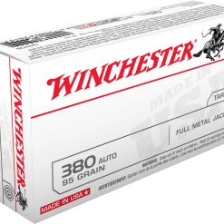 WINCHESTER 380 AUTO 95 GR FMJ 50 RDS