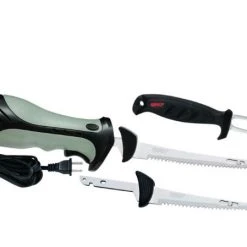 Rapala Heavy-Duty Electric Fillet Knife Combo HDEFACSC Blade Material: Steel, Serrated: Serrated