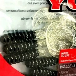 Yum YWGR427-SB Walleye Curltail Grub Soft Baits