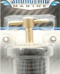 Shoreline Marine Drain Brass Twist Plug, 1 Inch