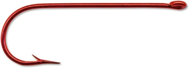 MUSTAD - BLOOD HOOKS 3260 - RED 3 MUSTAD - BLOOD HOOKS 3260 - RED