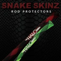Halo Fishing Terminal Tackle Snake Skinz Rod Protectors