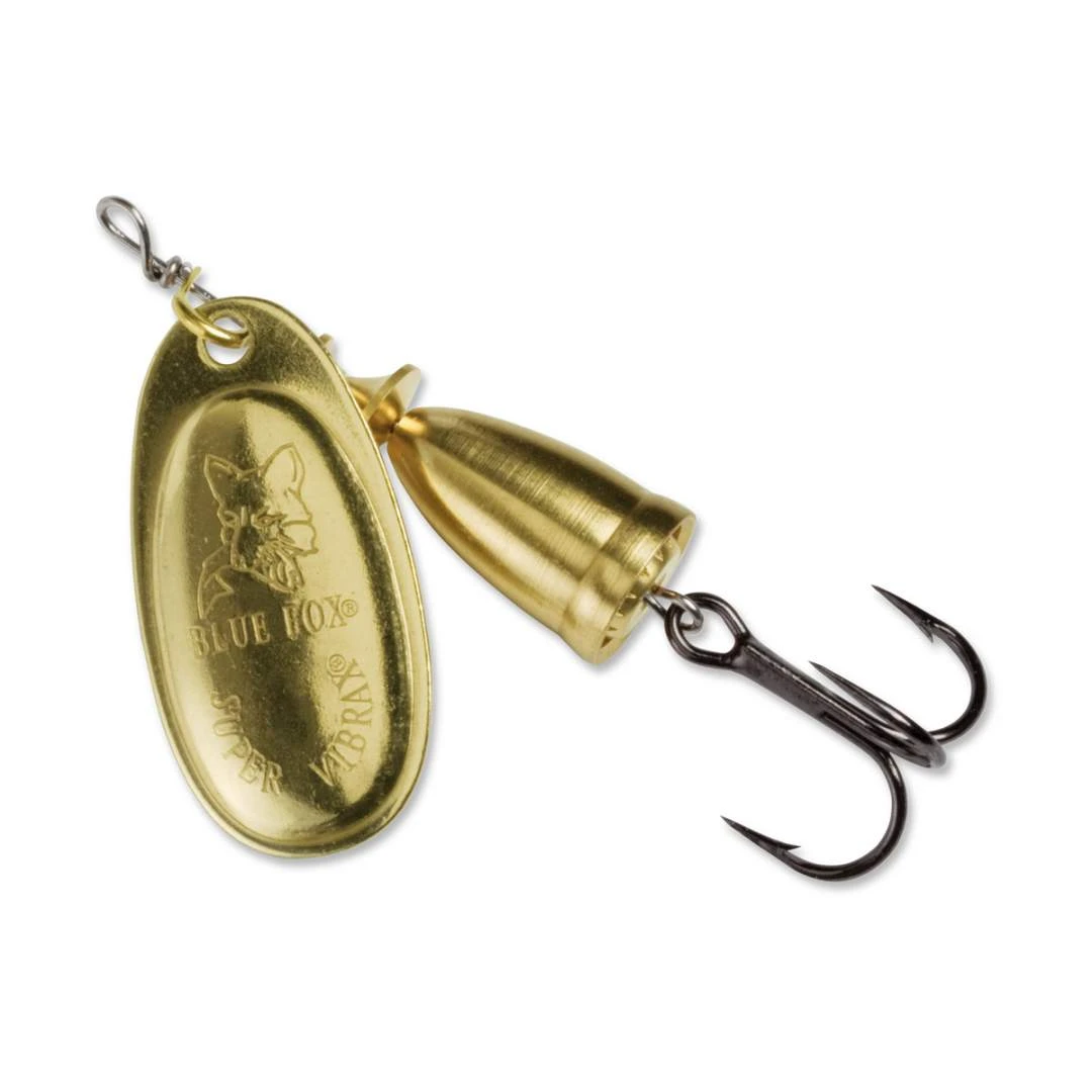 Spinnerbaits & Buzzbaits Blue Fox 60-20-200 Classic Vibrax Spinner- 3/16 Oz- Plated Gold-Gold 3 Spinnerbaits & Buzzbaits Blue Fox 60-20-200 Classic Vibrax Spinner- 3/16 Oz- Plated Gold-Gold