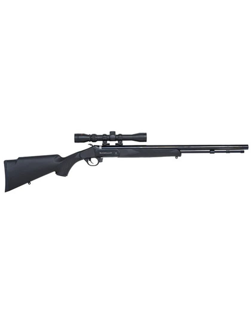 TRADITIONS BUCKSTALKER 50 CAL MUZZLELOADER KIT W SCOPE BLK SYN. 3 TRADITIONS BUCKSTALKER 50 CAL MUZZLELOADER KIT W SCOPE BLK SYN.