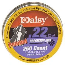 Daisy Precision Max .22 Cal, 14.0 Grains, Pointed, 250ct
